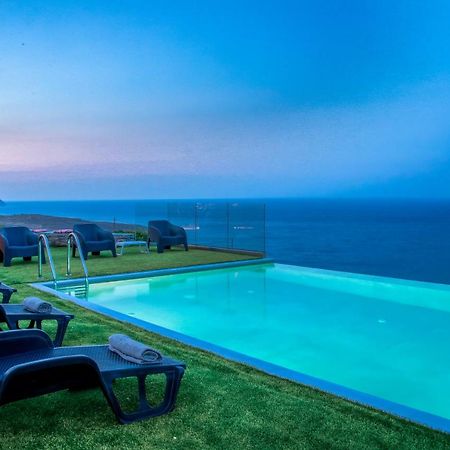 Anastasis Luxury Villa Andros With Heated Pool Sineti Exterior foto