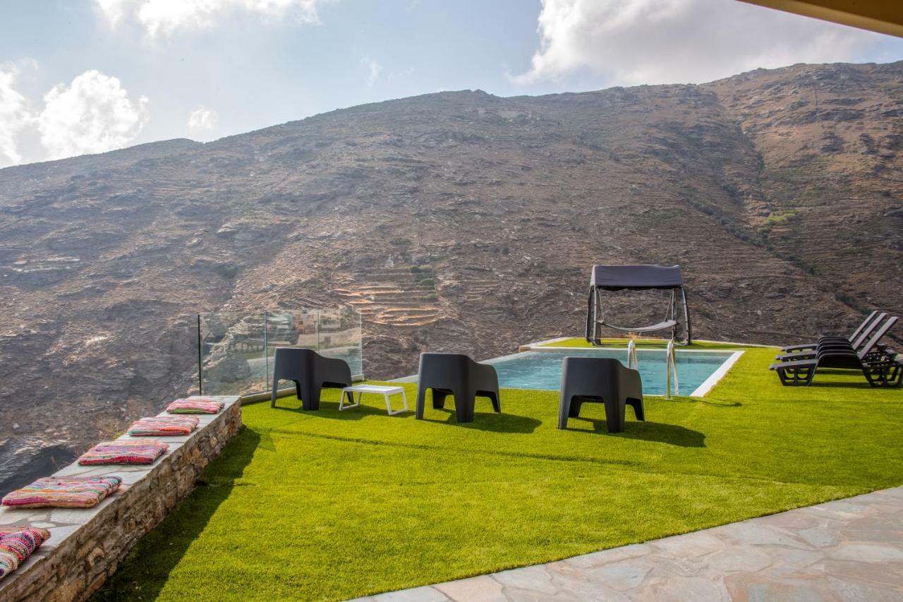 Anastasis Luxury Villa Andros With Heated Pool Sineti Exterior foto