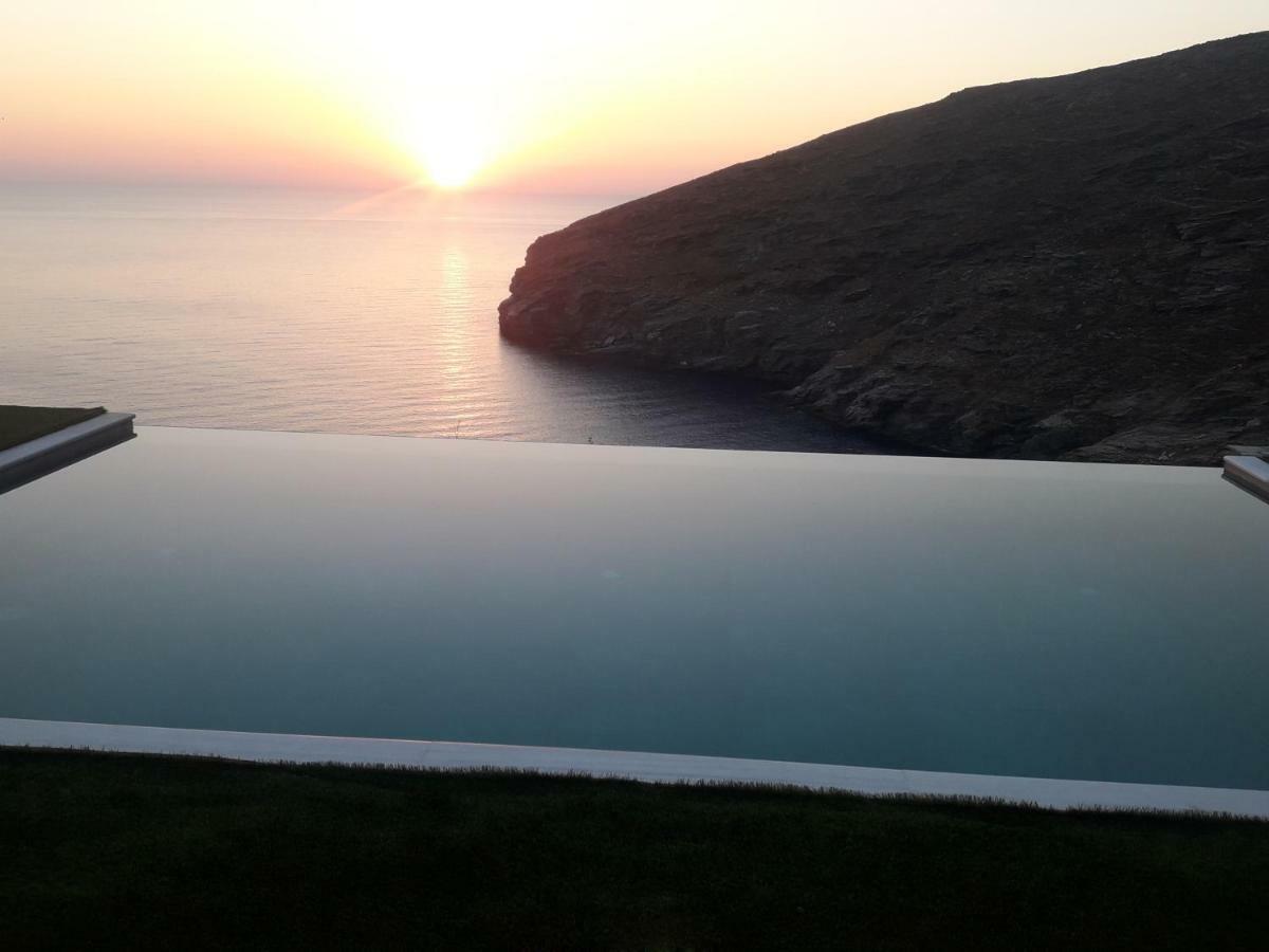 Anastasis Luxury Villa Andros With Heated Pool Sineti Exterior foto
